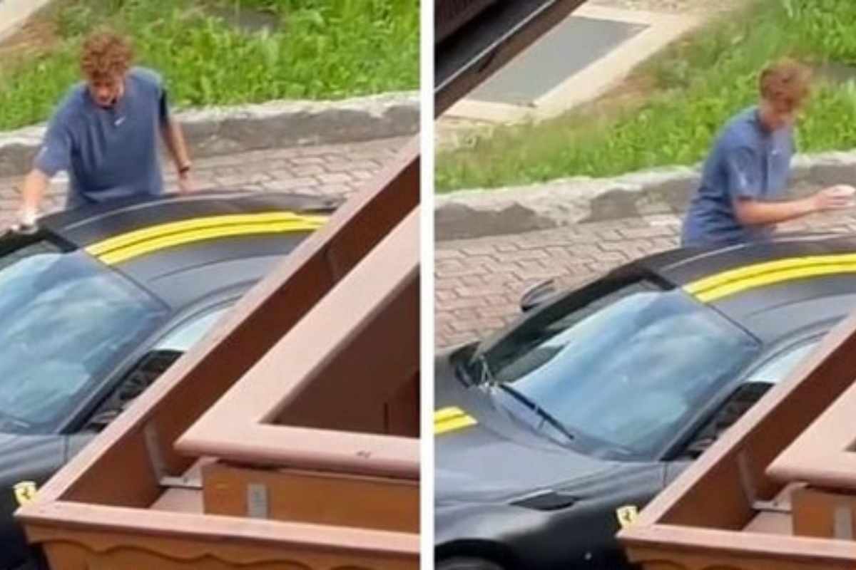 Sinner lava la Ferrari